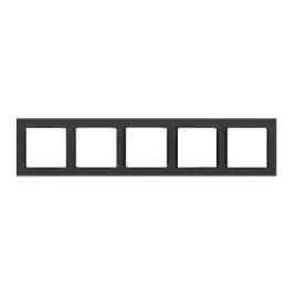 simon-10-ramka-5-krotna-pieciokrotna-uniwersalna-pion-poziom-cr5-czarna-mat
