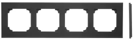 simon-55-ramka-line-poczworna-4-krotna-uniwersalna-pion-poziom-czarny-mat