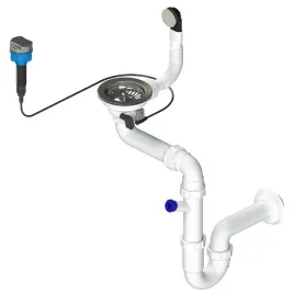 syfon-laveo-space-saving-chromowy-kod-oks-123t-wysoka-jakosc-wykonania