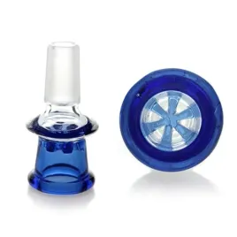 cybuch-do-bonga-szklany-145mm-blue-z-sitkiem
