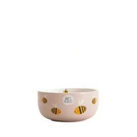 miska-annbee-z-pszczola-rozowa-13-cm-homla