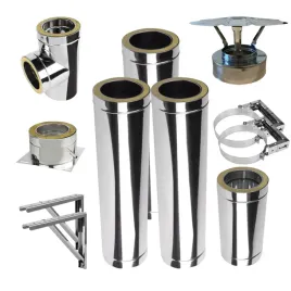 komin-systemowy-kwasoodporny-izolowany-dwuscienny-zewnetrzny-fi-150-4m