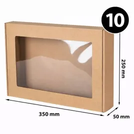 pudelko-ozdobne-prezentowe-eko-braz-z-okienkiem-350x250x50mm-10-sztuk