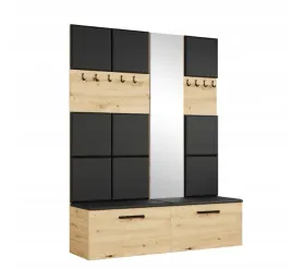 artisan-garderoba-przedpokoj-162cm-margo-panele-tapicerowane-mr-5-kolorow