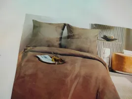 ciepla-posciel-zimowa-160x200-mikrofibra-mis-gladka-hitowy-kolor-czekolada