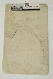 dywanik-lazienkowy-komplet-zestaw-3-czesciowy-antyposlizgowy-bezowy