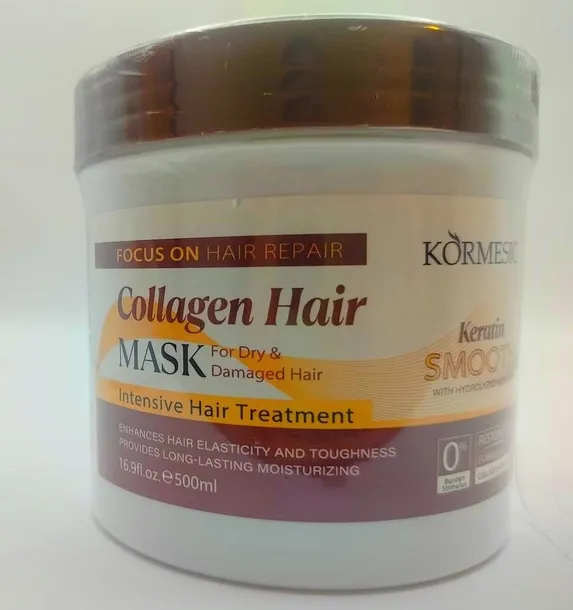 MASKA do suchych i zniszczonych włosów Kormesic Collagen Hair 500ml