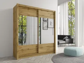 szafa-przesuwna-185-cm-dab-artisan-z-lustrem-garderoba-do-sypialni-roma