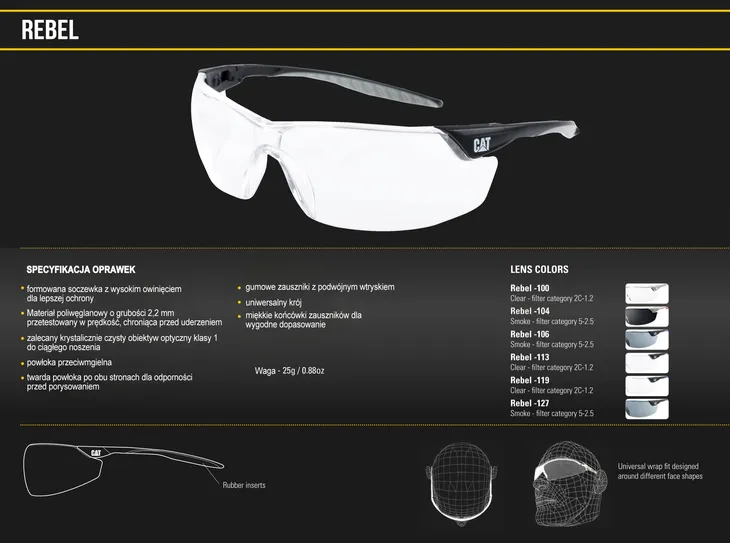 okulary-ochronne-cat-rebel-113-stan-nowy-marka-caterpillar