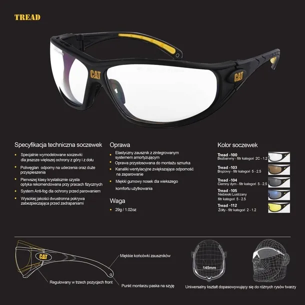okulary-ochronne-cat-tread-100-typ-ochronne
