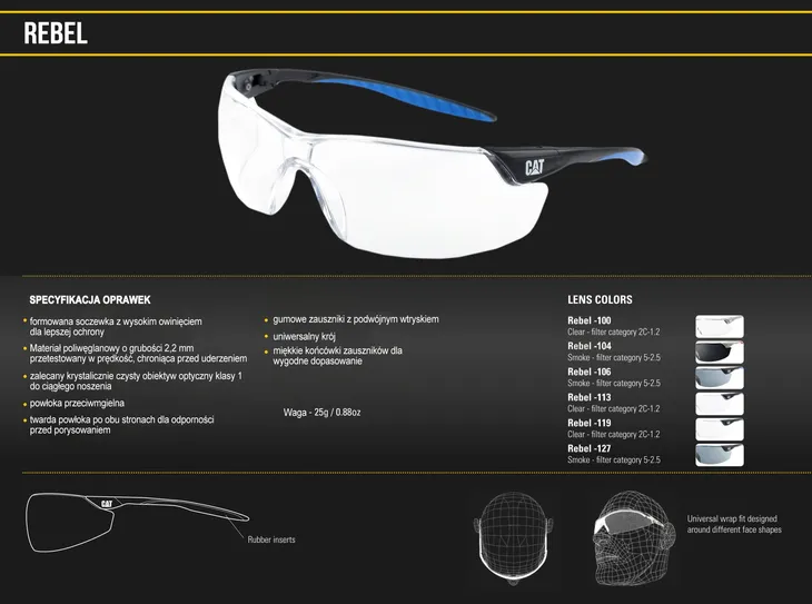 okulary-ochronne-cat-rebel-119-stan-nowy-marka-caterpillar