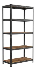 regal-na-ksiazki-do-przechowywania-5-poziomowy-rustykalny-braz-200-cm