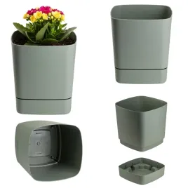 doniczka-z-podstawka-szarozielona-16x16-cm-kwadratowa-plastikowa-oslonka