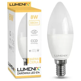 zarowka-led-e14-swieczka-8w-2900k-biala-ciepla-880lm-wydajna-premium-ccd