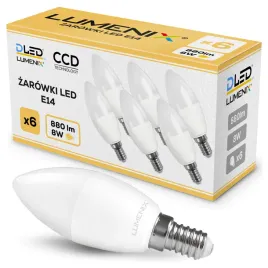 zestaw-6x-zarowka-led-e14-8w-880lm-swieczka-premium-ccd-niemrugajaca