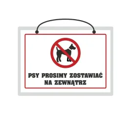 tablica-laminowana-a5-psy-prosimy-zostawiac-na-zewnatrz-a5