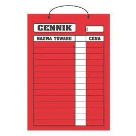 tablica-laminowana-a3-cennik-czerwony