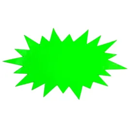 gwiazdki-cenowki-laminowane-zielone-10-sztuk