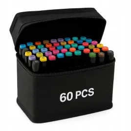 markery-alkoholowe-60-szt-flamastry-mazaki-pisaki-dwustronne-pro-torba