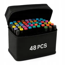 markery-alkoholowe-48-szt-flamastry-mazaki-pisaki-dwustronne-pro-torba