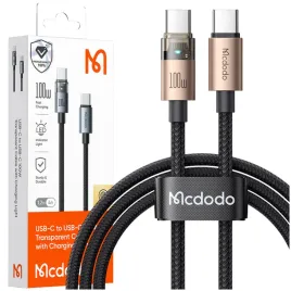 mcdodo-kabel-usb-c-szybkie-ladowanie-usb-typ-c-5a-100w-1m-led-zloty