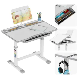 biurko-regulowane-szkolne-dla-dziecka-mark-adler-szare-ergonomiczne
