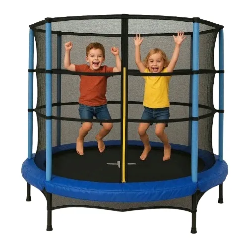 Trampolina ogrodowa 4,5ft 137cm dla dzieci fitnes solidna siatka bezpieczna