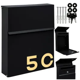 skrzynka-pocztowa-na-listy-poczte-czarna-laminat-napis-adres-ulica-numer