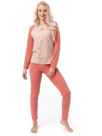 key-dluga-pizama-damnska-lns-938-bawelna-s