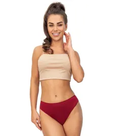 donna-figi-damskie-233-wiskoza-koronka-m-bordowy