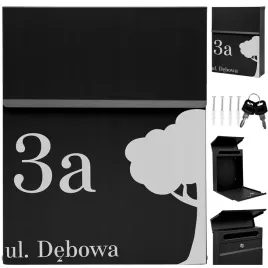czarna-skrzynka-pocztowa-na-listy-z-mozliwoscia-personalizacji-adresu-ulicy-i-numeru