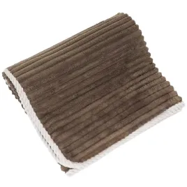 recznik-z-mikrofibry-brazowy-14070cm-z-bialym-obszyciem