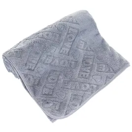 recznik-z-mikrofibry-szary-blekit-10050cm-z-napisem-love