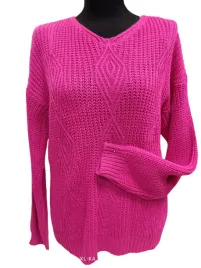 sweter-ze-wzorem-w-romby-biust-110-cm-fuksja
