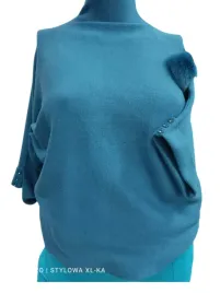 sweter-gruby-cieply-golf-pompon-niebieski-140-biust