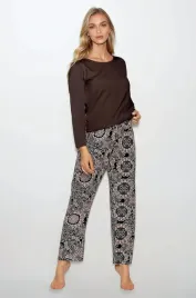 momenti-per-me-pizama-boho-cafe-brazowy-xxxl