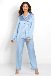 momenti-per-me-pizama-classic-look-blue-xl-niebieski