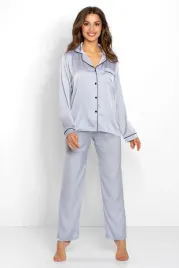 momenti-per-me-pizama-classic-look-silver-l-szary