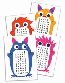 plansze-edukacyjne-tabliczka-mnozenia-potworki-zestaw-plansz-a5-10-kart