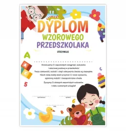dyplom-wzorowego-przedszkolaka-zakonczenie-roku-w-przedszkolu-a4