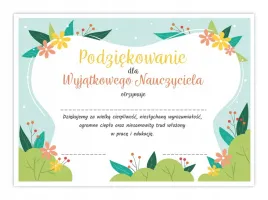 dyplom-dla-nauczyciela-wyjatkowego-nauczyciela-kwiaty-certyfikaty-a4