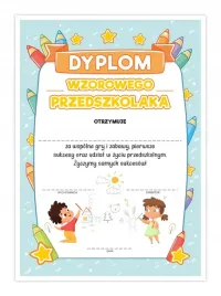 dyplom-wzorowego-przedszkolaka-rysunek-zakonczenie-roku-a4