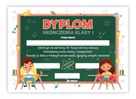 dyplom-ukonczenia-klasy-pierwszej-tablica-zakonczenie-roku-szkoly-a4