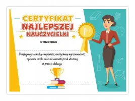 dyplom-certyfikat-dla-nauczyciela-najlepsza-nauczycielka-zakonczenie-a4
