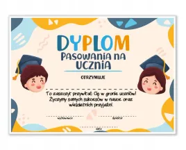 dyplom-pasowanie-na-ucznia-uczniowie-a4