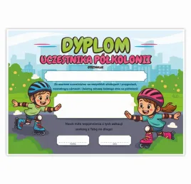 dyplom-uczestnika-polkolonii-pamiatka-upominek-za-oboz-letni-rolki-a5