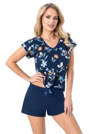 donna-pizama-caroline-short-s-granatowy