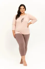 taro-pizama-jane-3289-brzoskwiniowa-xxl-brzoskwiniowy