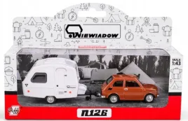 fiat-126p-maluch-brazowy-z-przyczepa-niewiadow-n126-1-43-prl-daffi