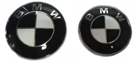 bmw-znaczek-przod-tyl-czarny-komplet-82mm-74mm-e46-e90-f10-f30-x3-x5